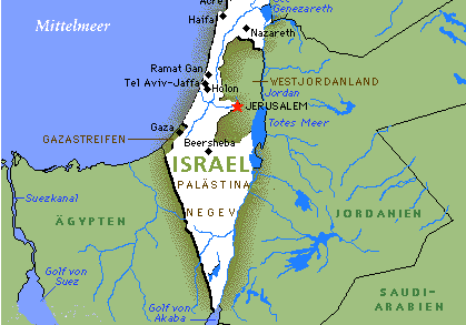 Syrien landkarte israel Golanhöhen